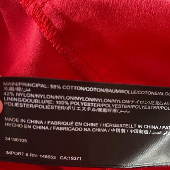 Keepsake_ Octavia Red Lace Jumpsuit Medium - Picture 9 of 10